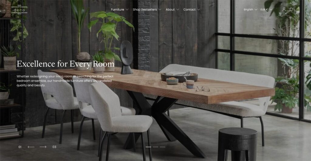 Home & Decor shopify Store development